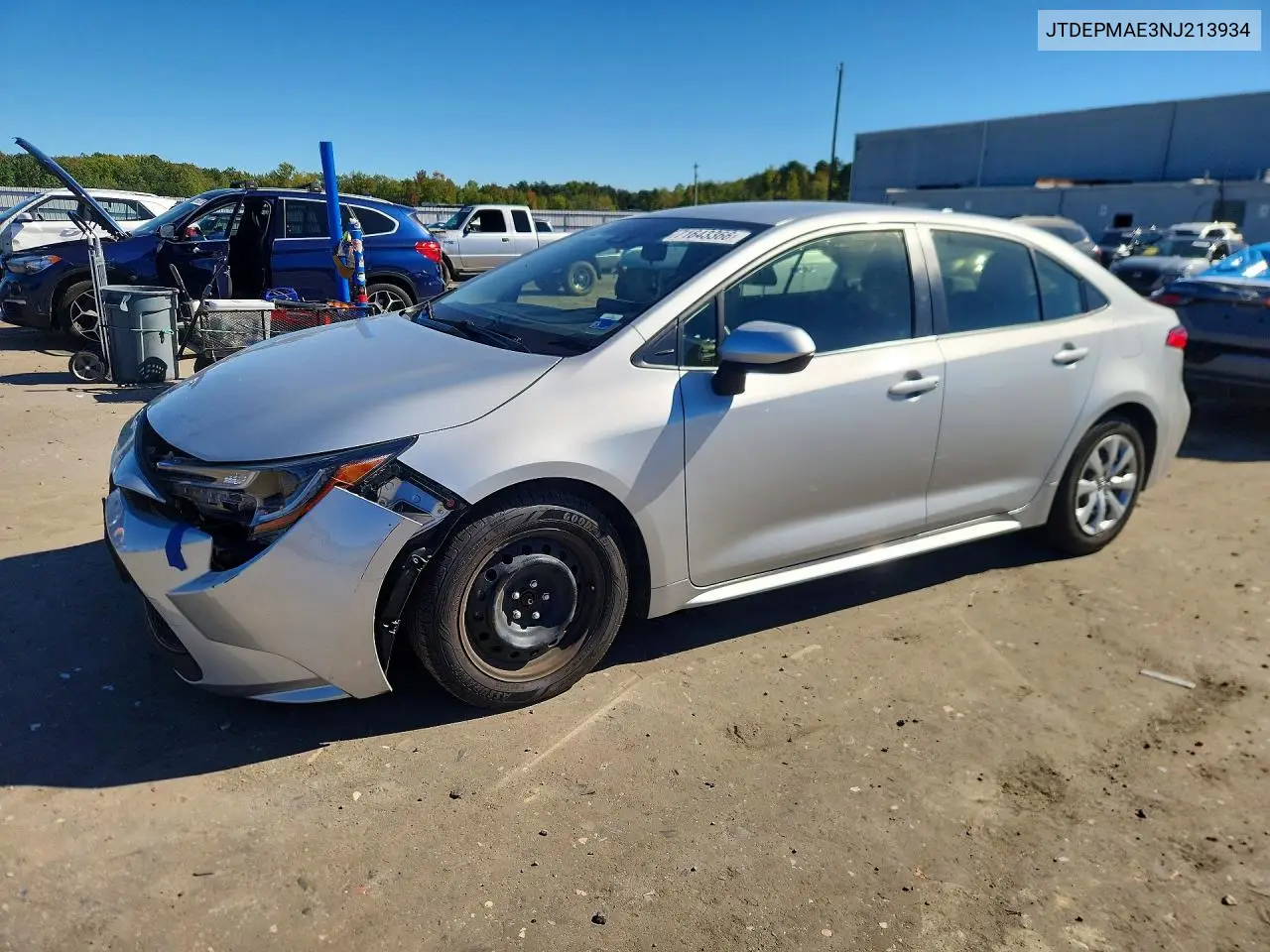2022 Toyota Corolla Le VIN JTDEPMAE3NJ213934 фото 1