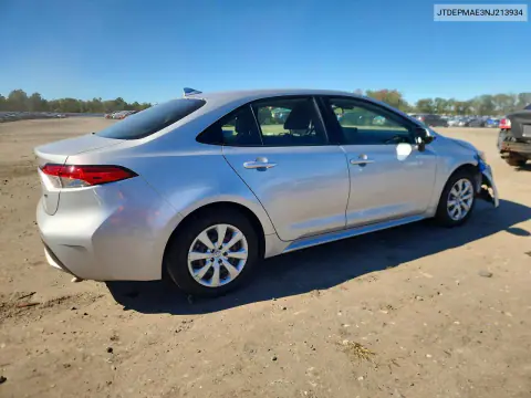 2022 Toyota Corolla Le VIN JTDEPMAE3NJ213934 фото 3