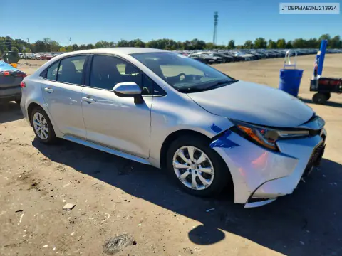 2022 Toyota Corolla Le VIN JTDEPMAE3NJ213934 фото 4