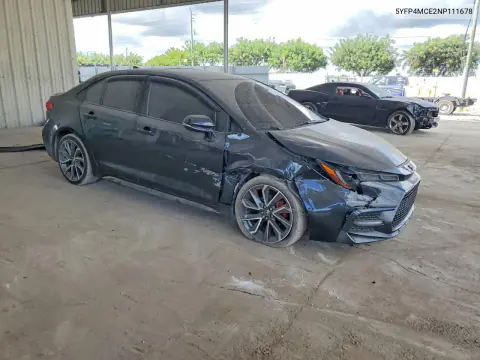 2022 Toyota Corolla Se VIN 5YFP4MCE2NP111678 фото 4