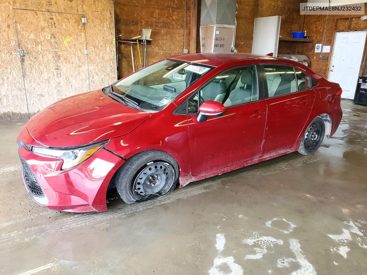 2022 Toyota Corolla Le VIN JTDEPMAE8NJ232432 фото 1