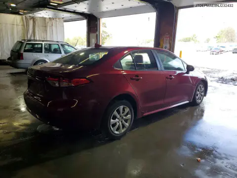 2022 Toyota Corolla Le VIN JTDEPMAE8NJ232432 фото 3