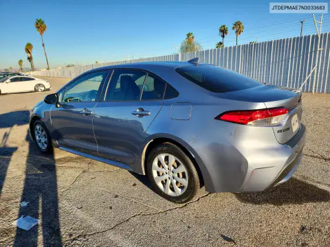 2022 Toyota Corolla Le VIN JTDEPMAE7N3033683 фото 2