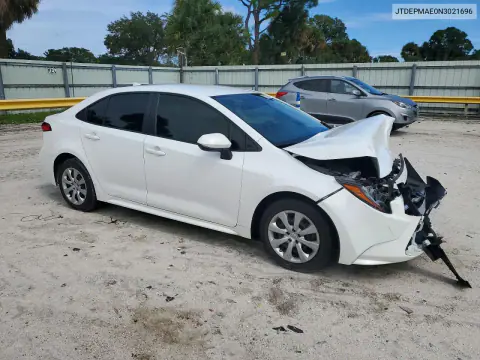 2022 Toyota Corolla Le VIN JTDEPMAE0N3021696 фото 4