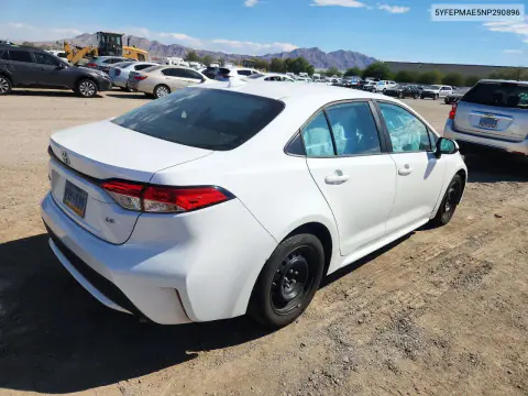 2022 Toyota Corolla Le VIN 5YFEPMAE5NP290896 фото 3