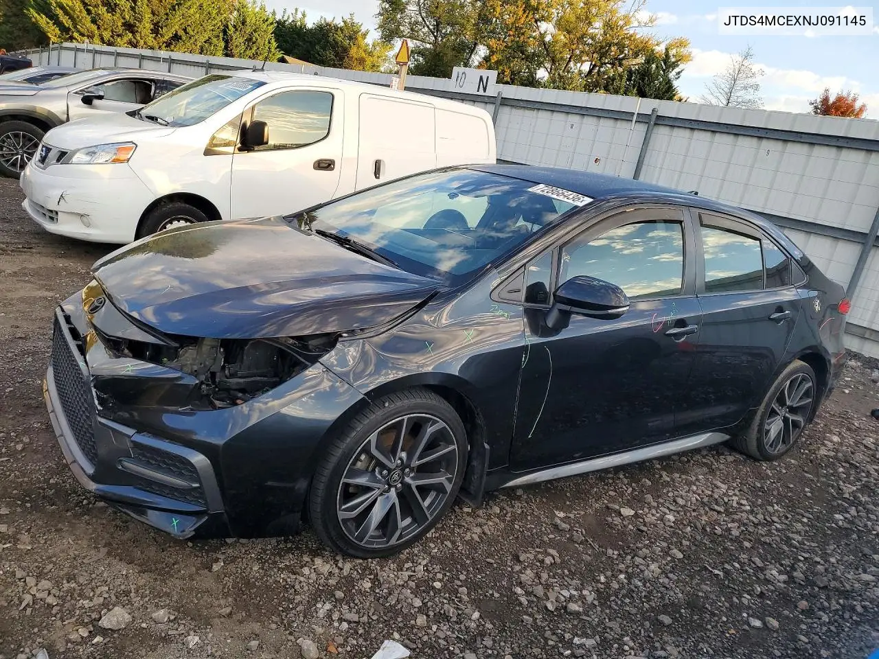 JTDS4MCEXNJ091145 Toyota Corolla 2022 — повреждение Передняя часть, фото до ремонта