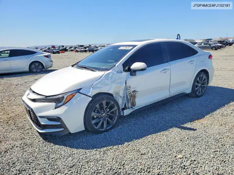 JTDP4MCE4PJ102181 — 2023 Toyota Corolla, Передняя часть, фото до ремонта