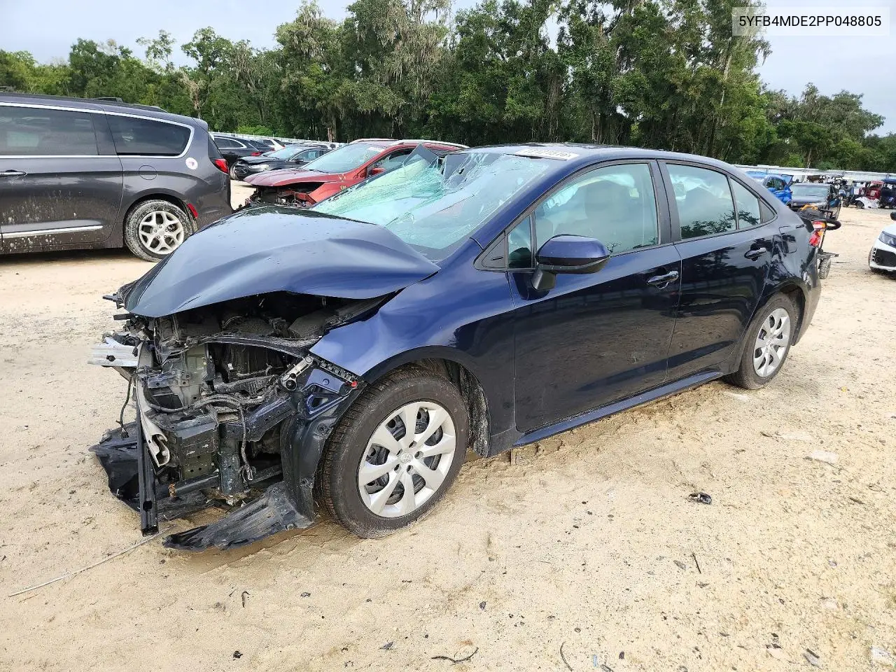 2023 Toyota Corolla Le VIN 5YFB4MDE2PP048805 фото 1