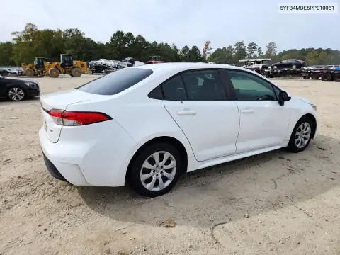 2023 Toyota Corolla Le VIN 5YFB4MDE5PP010081 фото 3