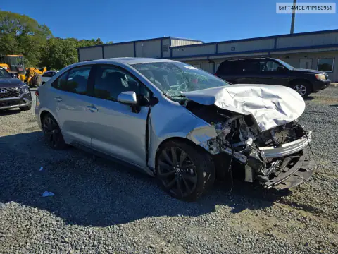5YFT4MCE7PP153961 — 2023 Toyota Corolla, фото 4 с аукциона Copart, Передняя часть