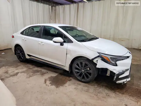 2024 Toyota Corolla Se VIN 5YFS4MCE7RP169592 фото 4