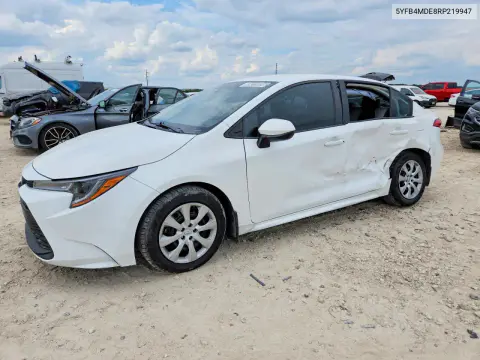 5YFB4MDE8RP219947 — 2024 Toyota Corolla, Сторона, фото до ремонта