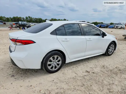 2024 Toyota Corolla Le VIN 5YFB4MDE8RP219947 фото 3