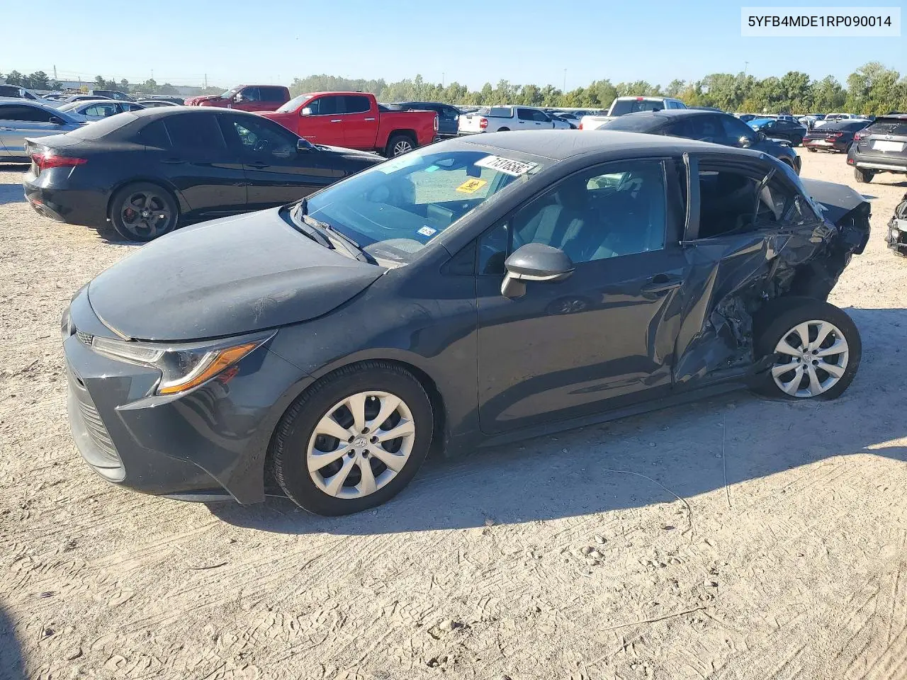 2024 Toyota Corolla Le VIN 5YFB4MDE1RP090014 фото 1