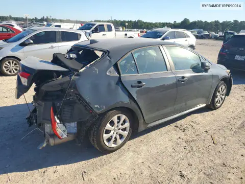 2024 Toyota Corolla Le VIN 5YFB4MDE1RP090014 фото 3