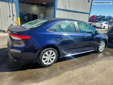 2024 Toyota Corolla Le VIN 5YFB4MDE4RP105279 фото 3