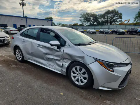 2024 Toyota Corolla Le VIN 5YFB4MDEXRP200946 фото 4