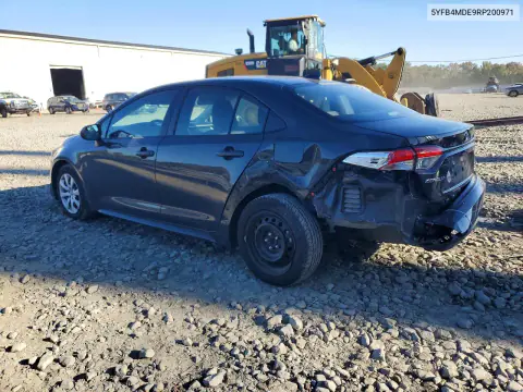 2024 Toyota Corolla Le VIN 5YFB4MDE9RP200971 фото 2