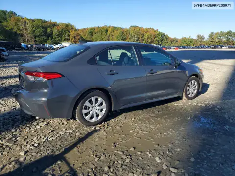 2024 Toyota Corolla Le VIN 5YFB4MDE9RP200971 фото 3