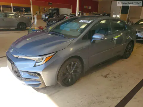 5YFT4MCE4RP170767 — 2024 Toyota Corolla, Сторона, фото до ремонта