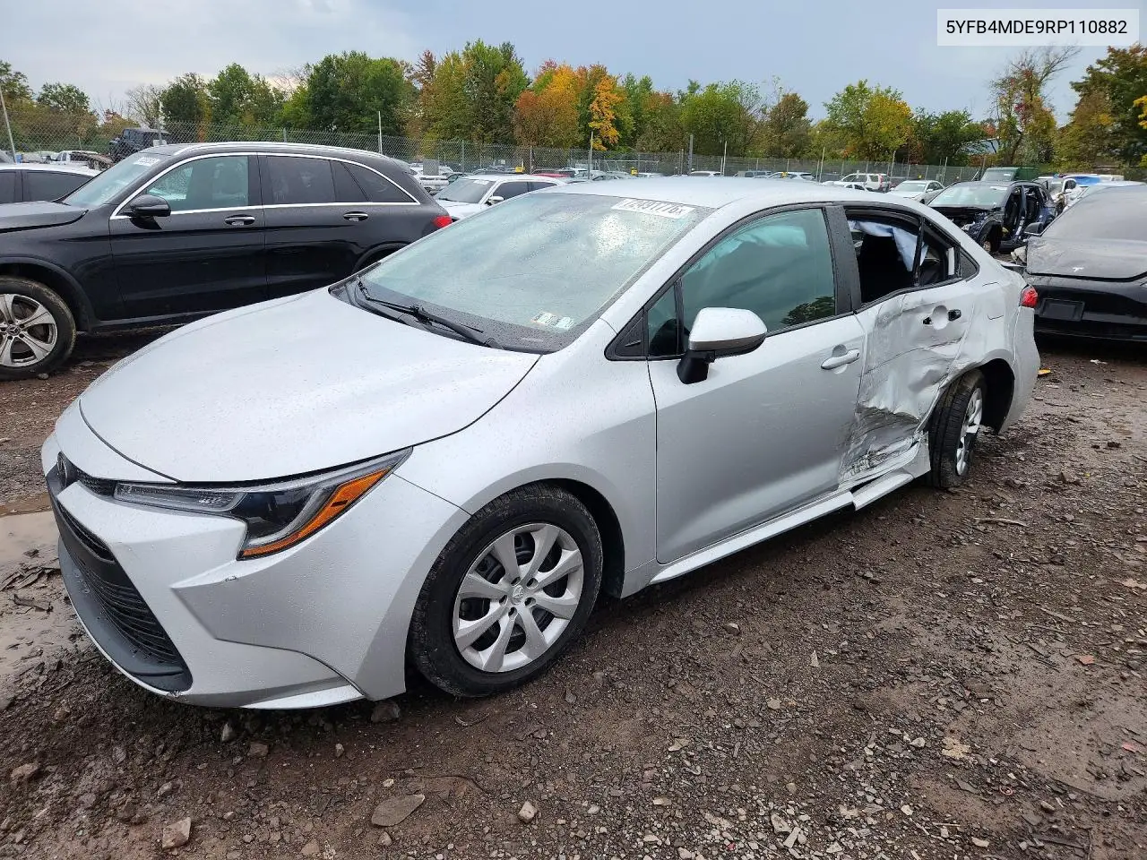5YFB4MDE9RP110882 Toyota Corolla 2024 — повреждение Боковая часть, фото до ремонта