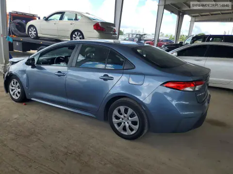 2024 Toyota Corolla Le VIN 5YFB4MDE2RP114840 фото 2
