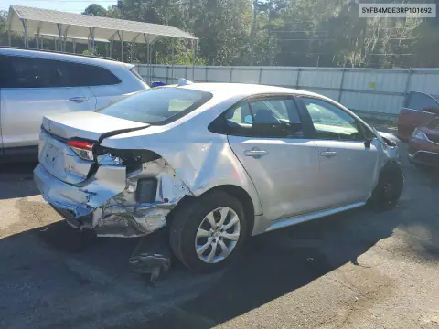 5YFB4MDE3RP101692 — 2024 Toyota Corolla, фото 3 с аукциона Copart, Передняя часть