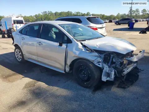 5YFB4MDE3RP101692 — 2024 Toyota Corolla, фото 4 с аукциона Copart, Передняя часть