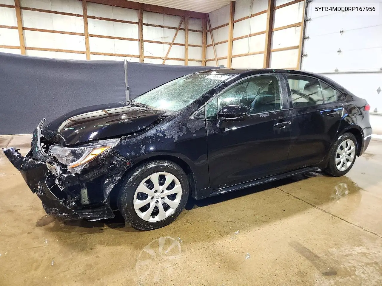 5YFB4MDE0RP167956 Toyota Corolla 2024 — повреждение Передняя часть, фото до ремонта