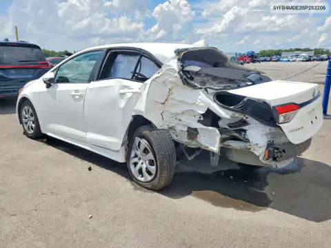 2025 Toyota Corolla Le VIN 5YFB4MDE3SP283206 фото 2
