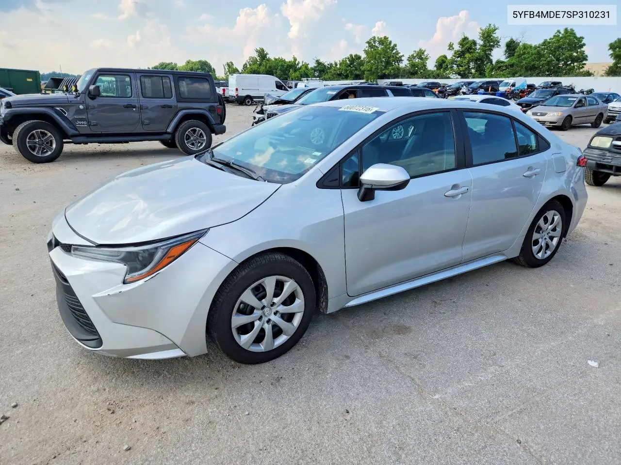2025 Toyota Corolla Le VIN 5YFB4MDE7SP310231 фото 1