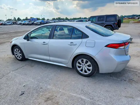 2025 Toyota Corolla Le VIN 5YFB4MDE7SP310231 фото 2
