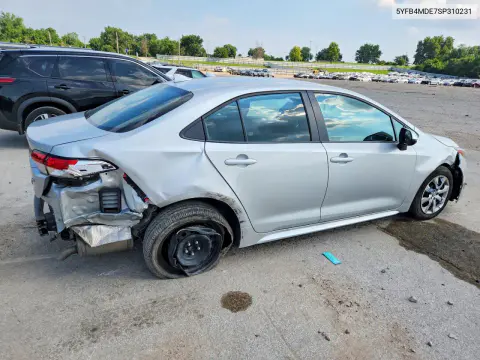 2025 Toyota Corolla Le VIN 5YFB4MDE7SP310231 фото 3