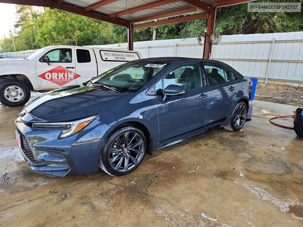 5YFS4MCE1SP242722 Toyota Corolla 2025 — повреждение Задняя часть, фото до ремонта