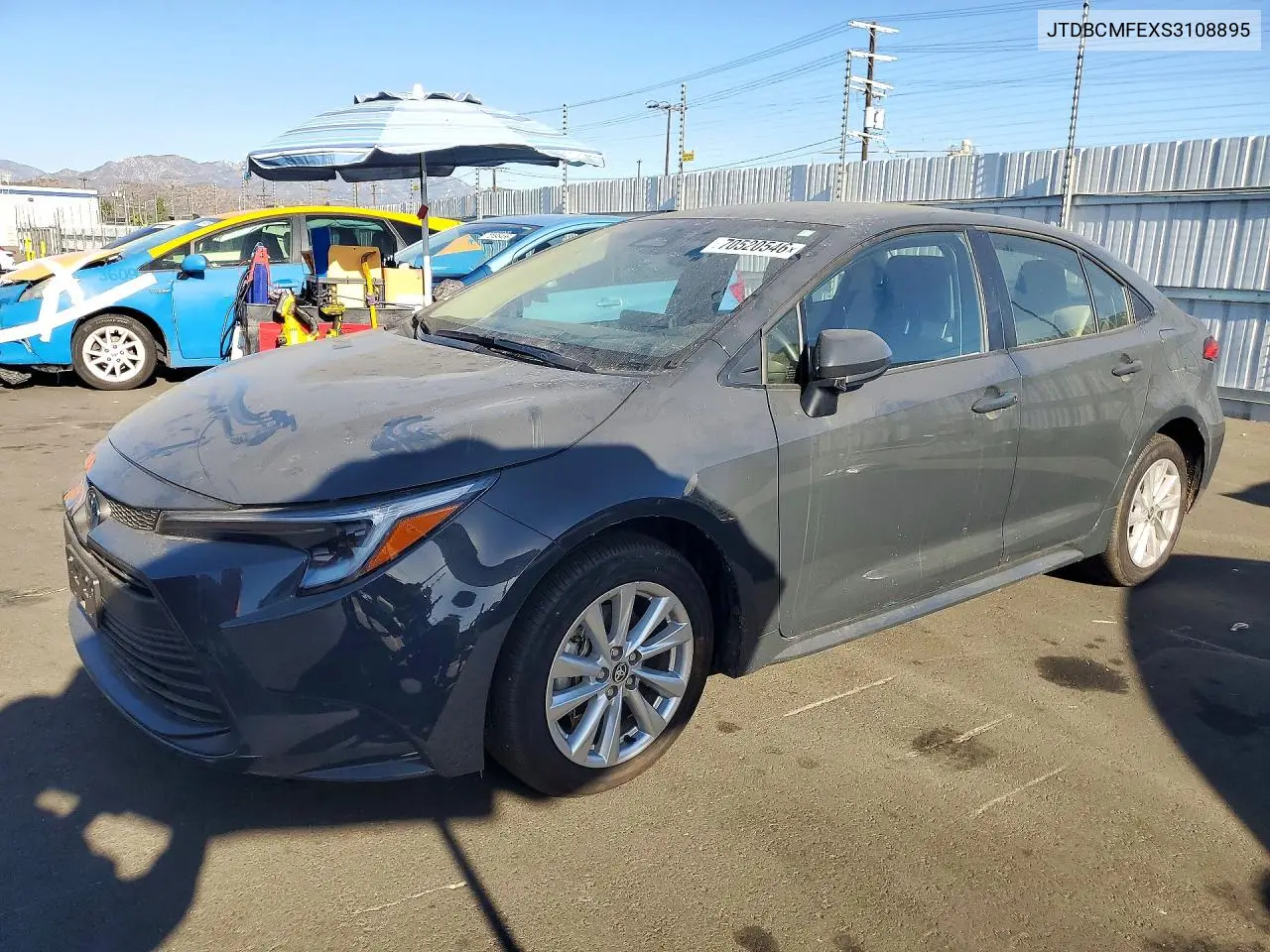 JTDBCMFEXS3108895 Toyota Corolla 2025 — повреждение Вандализм, фото до ремонта