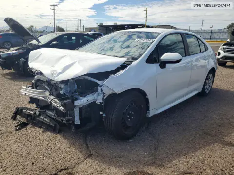 5YFB4MDE2SP247474 — 2025 Toyota Corolla, Передняя часть, фото до ремонта