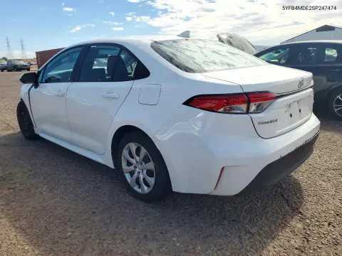 2025 Toyota Corolla Le VIN 5YFB4MDE2SP247474 фото 2