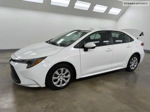 5YFB4MDE3SP234510 — 2025 Toyota Corolla, Задняя часть, фото до ремонта
