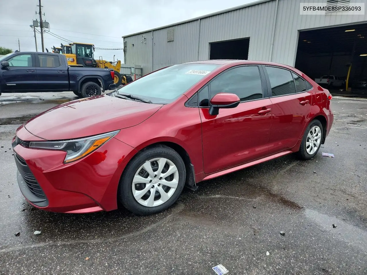 2025 Toyota Corolla Le VIN 5YFB4MDE8SP336093 фото 1
