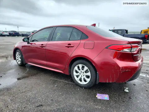 2025 Toyota Corolla Le VIN 5YFB4MDE8SP336093 фото 2
