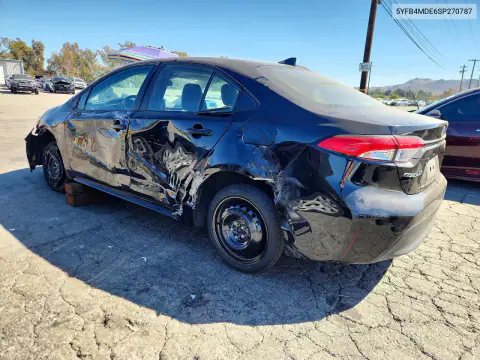 2025 Toyota Corolla Le VIN 5YFB4MDE6SP270787 фото 2
