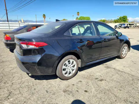 2025 Toyota Corolla Le VIN 5YFB4MDE6SP270787 фото 3