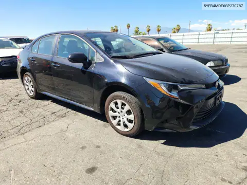 2025 Toyota Corolla Le VIN 5YFB4MDE6SP270787 фото 4