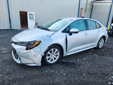 5YFB4MDEXSP235170 — 2025 Toyota Corolla, Передняя часть, фото до ремонта