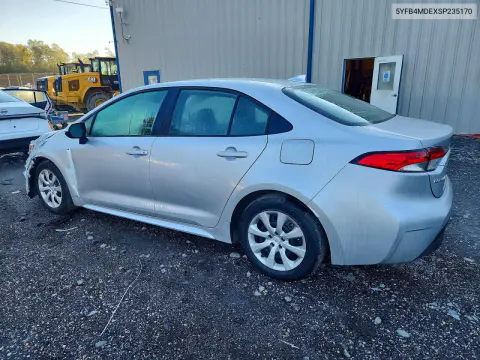 2025 Toyota Corolla Le VIN 5YFB4MDEXSP235170 фото 2
