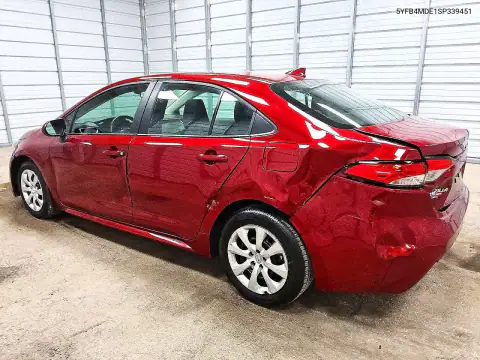 5YFB4MDE1SP339451 — 2025 Toyota Corolla, фото 2 с аукциона Copart, Боковая часть