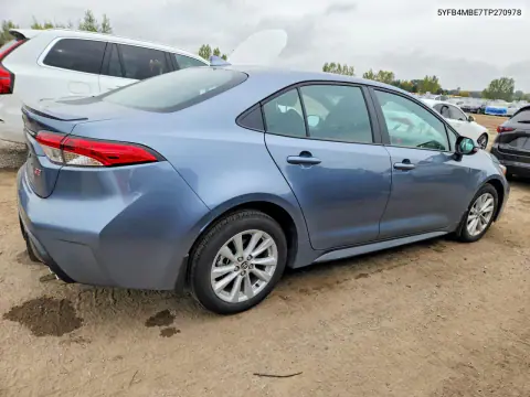 2026 Toyota Corolla Se VIN 5YFB4MBE7TP270978 фото 3
