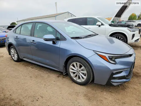 2026 Toyota Corolla Se VIN 5YFB4MBE7TP270978 фото 4