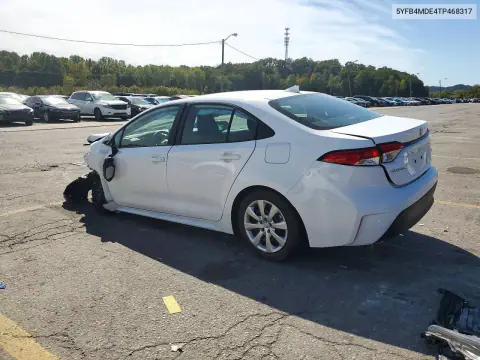 2026 Toyota Corolla Le VIN 5YFB4MDE4TP468317 фото 2