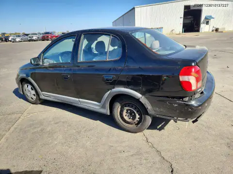 JTDBT123010137227 — 2001 Toyota Echo, фото 2 с аукциона Copart, Задняя часть